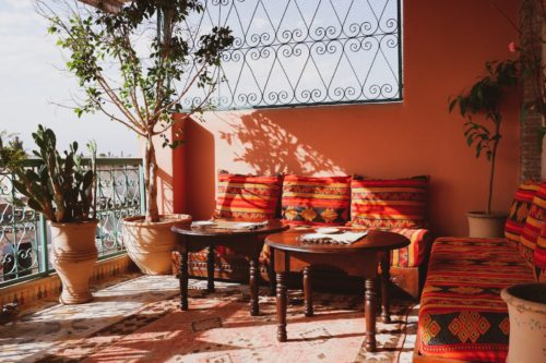 Table de salon marocaine