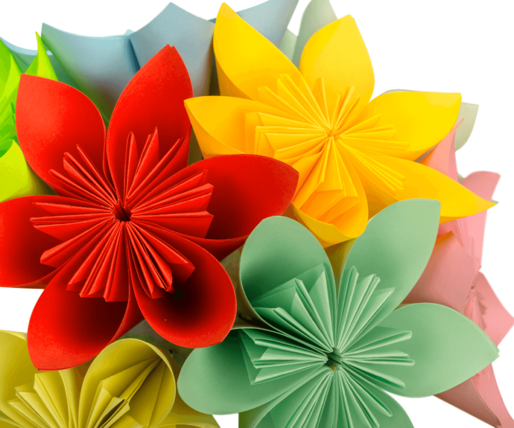 histoire et symbolique des fleurs en origami